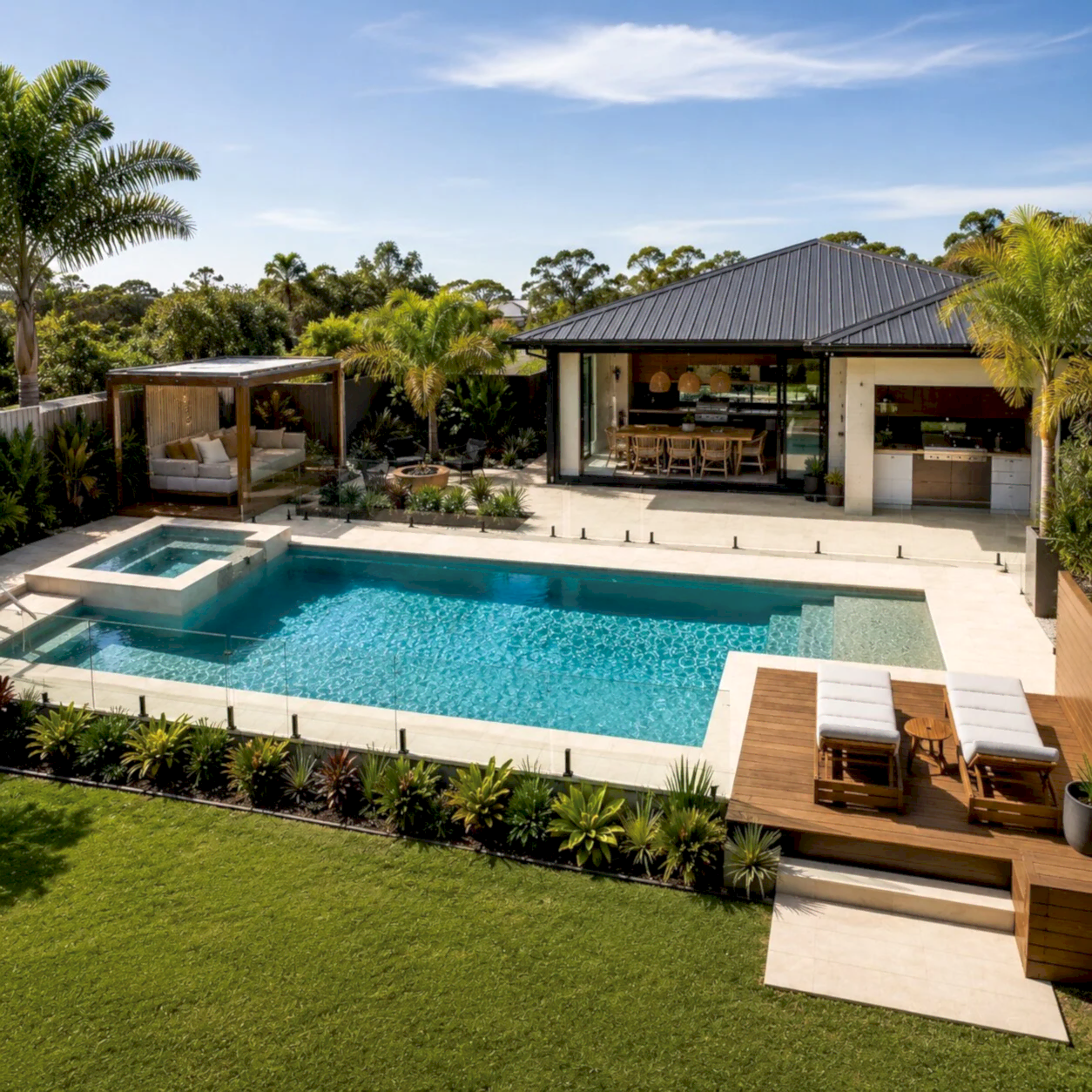 Resort Pool I — 7m × 4m Package - Pool Package by Wahoo Pool & Landscape Construction in Australia, product view 51666344