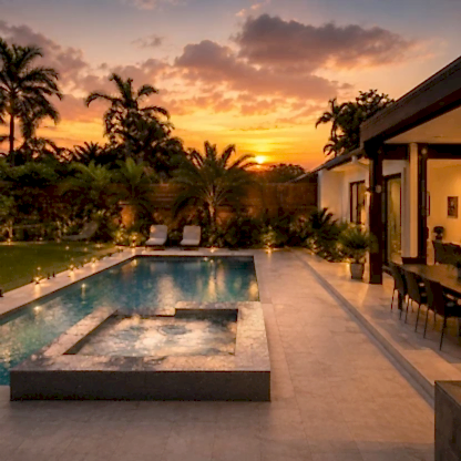 Entertaining Pool I — 8m × 4m Package - Pool Package by Wahoo Pool & Landscape Construction in Australia, product view 64261019