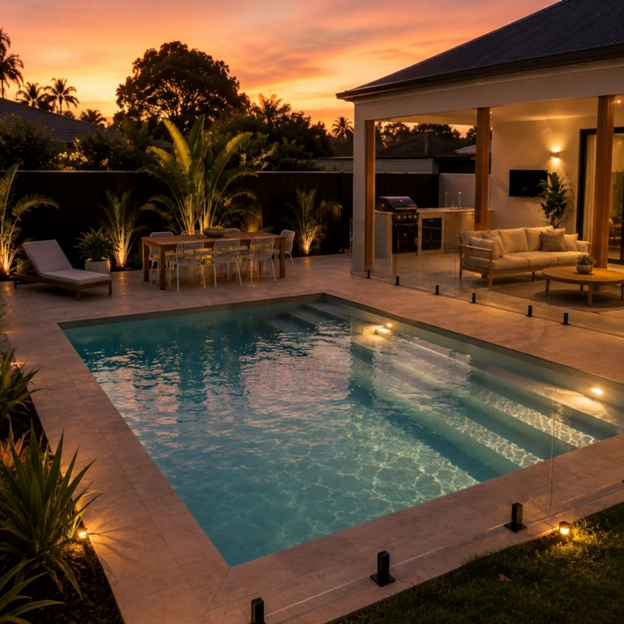 Minimal Pool — 5m × 4m Package - Pool Package by Wahoo Pool & Landscape Construction in Australia, product view 98412772