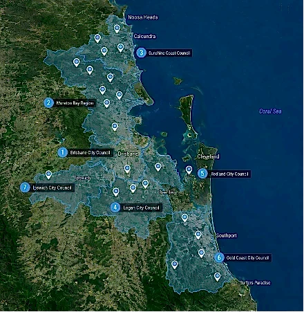 Wahoo builds concrete pools across South-East Queensland — service map